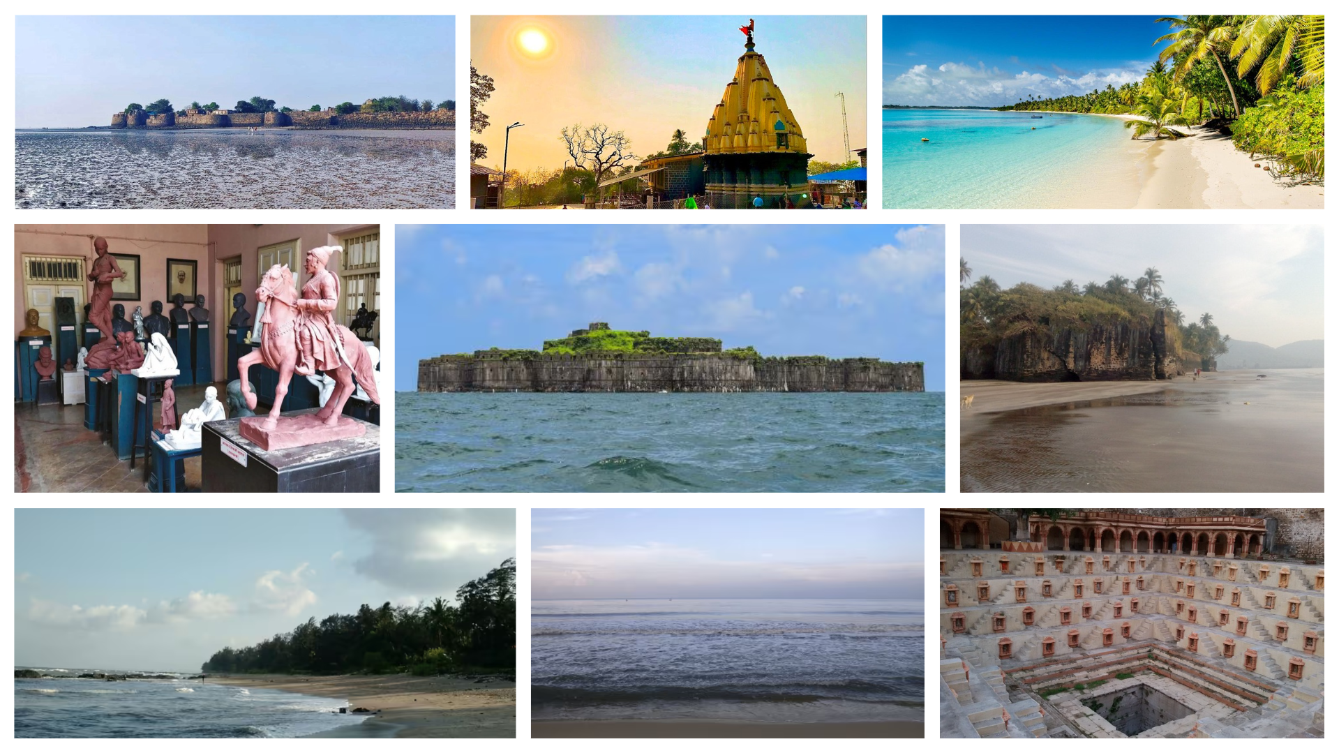 Top 10 major attractions near your villa in Alibaug
